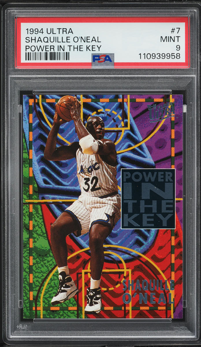 1994 Ultra Power In The Key Shaquille O'Neal #7 PSA 9 MINT