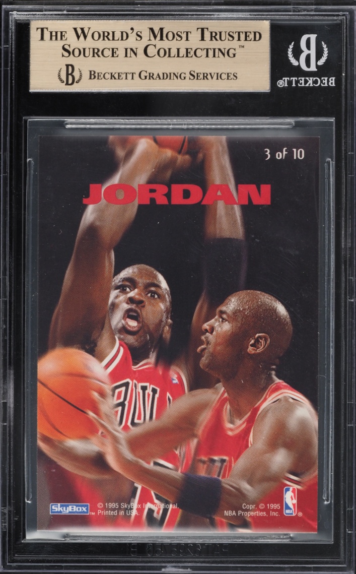 1994 Skybox E-Motion N-Tense Michael Jordan #N3 BGS 9.5 GEM MINT - Photo 2