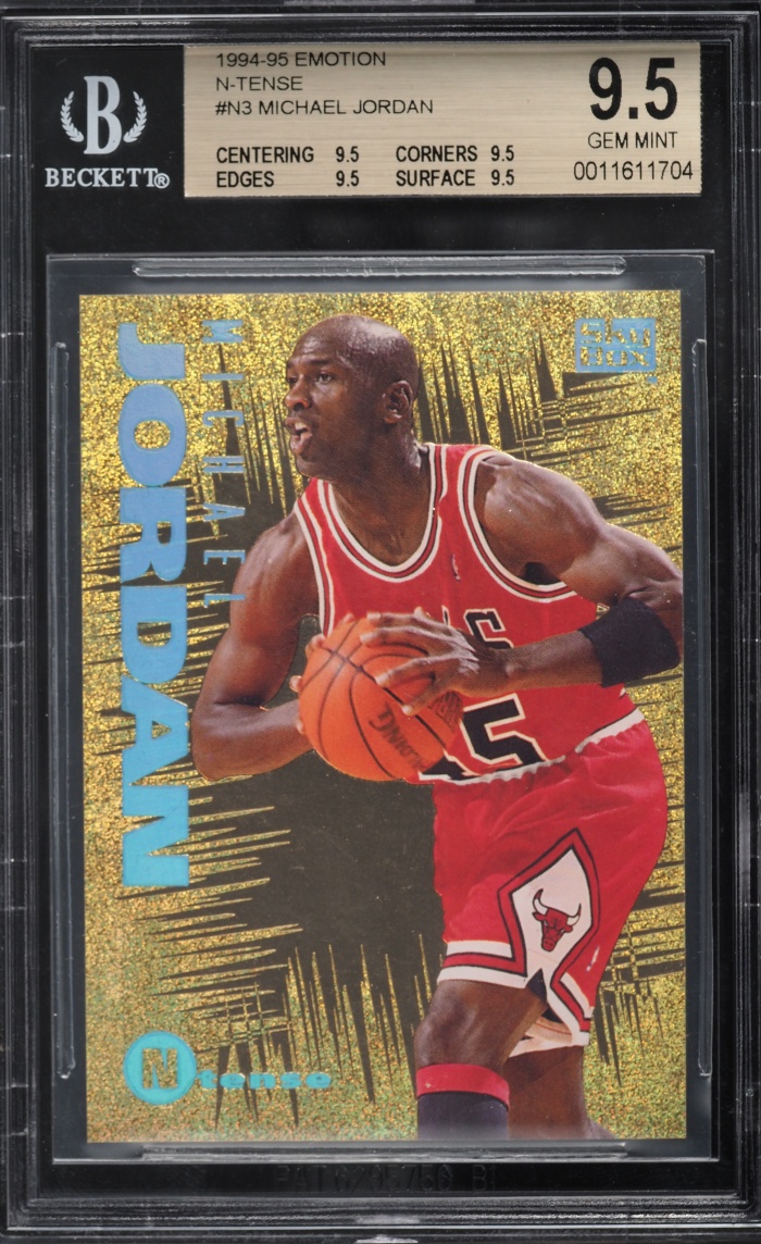 1994 Skybox E-Motion N-Tense Michael Jordan #N3 BGS 9.5 GEM MINT