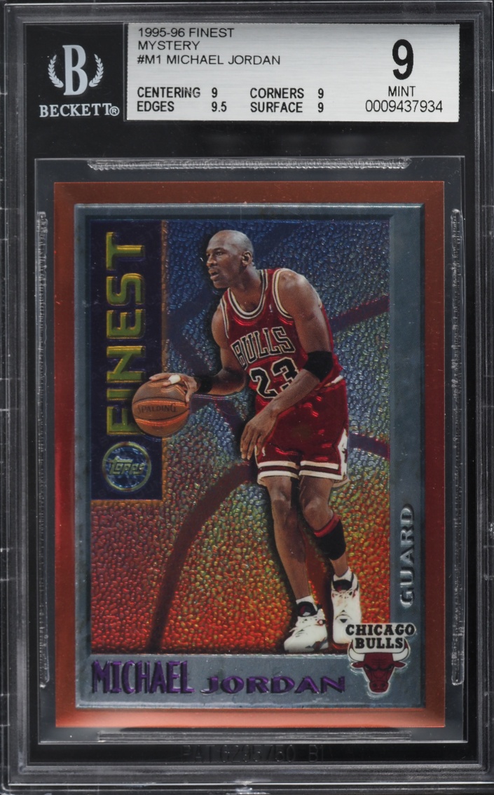 1995 Finest Mystery Michael Jordan #M1 BGS 9 MINT