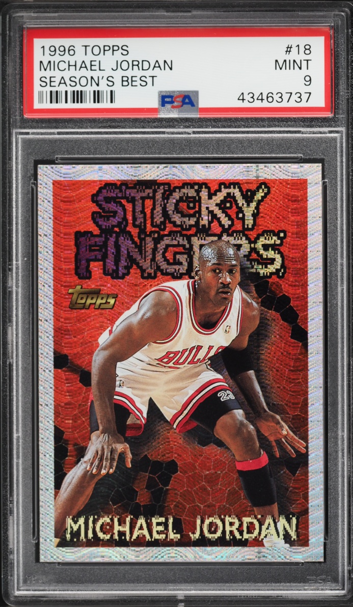 1996 Topps Season's Best Michael Jordan #18 PSA 9 MINT