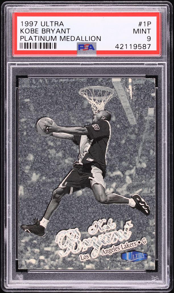 1997 Ultra Platinum Medallion Kobe Bryant /100 #1P PSA 9 MINT