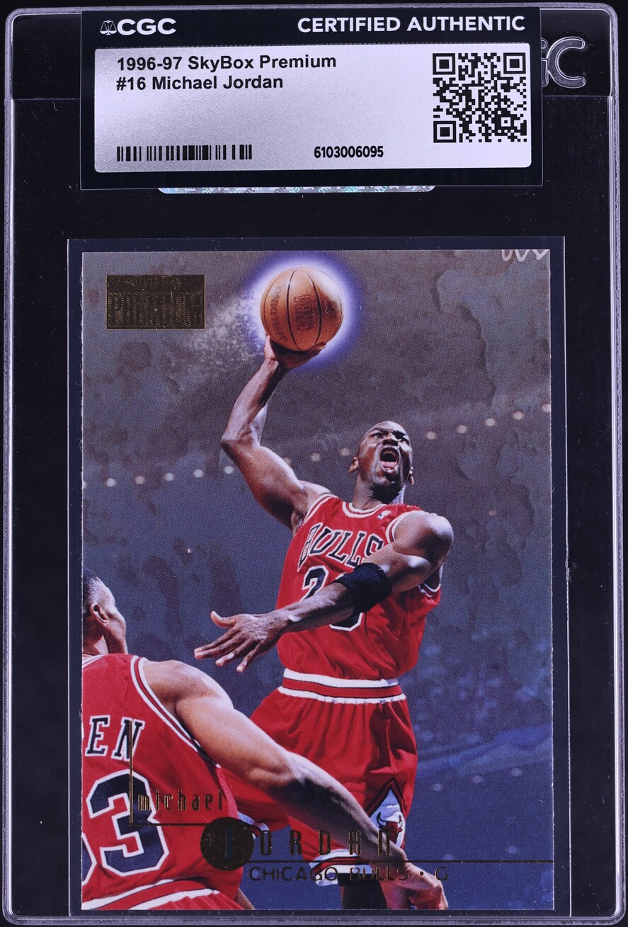 1996 Skybox Premium Michael Jordan #16 CGC AUTH