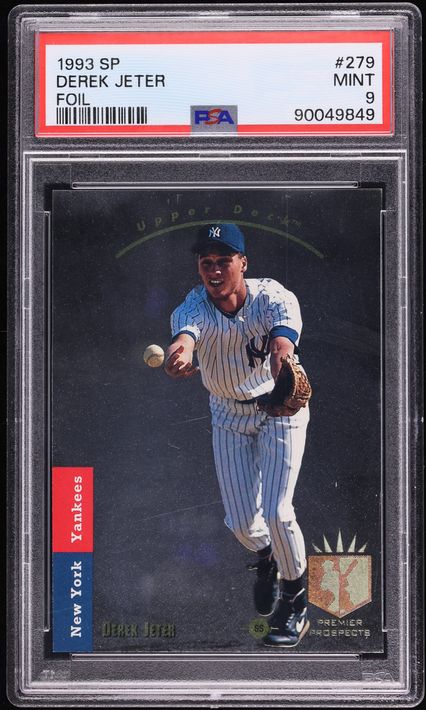 1993 SP Foil Derek Jeter ROOKIE #279 PSA 9 MINT