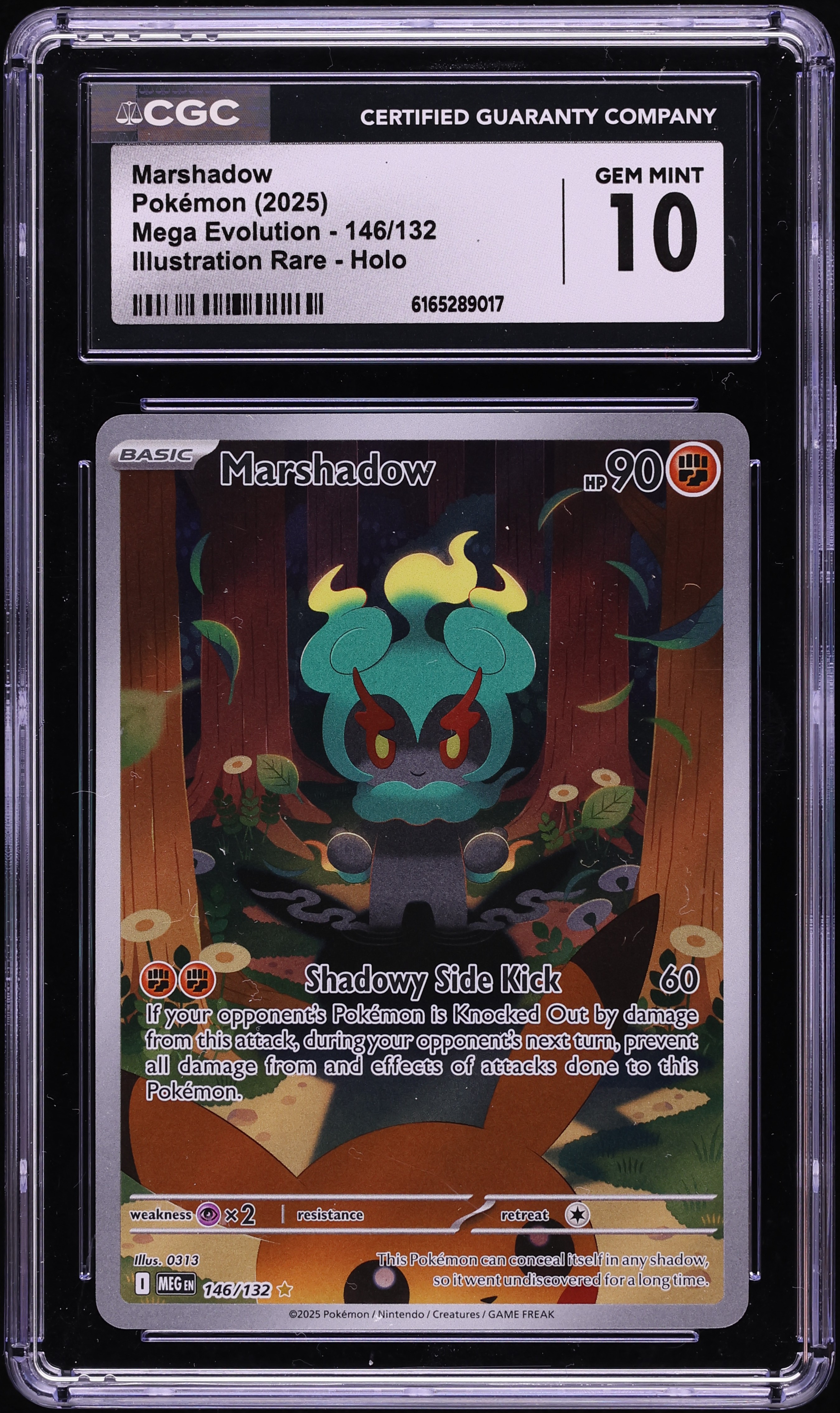 2025 Pokemon Mega Evolution IR Marshadow #146 CGC 10 GEM MINT