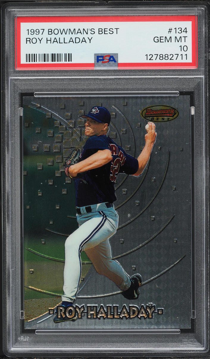1997 Bowman's Best Roy Halladay ROOKIE #134 PSA 10 GEM MINT