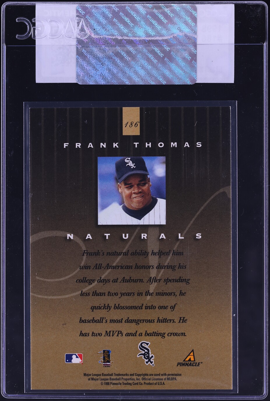その他 1988 CAPE COD FRANK THOMAS BGS 9.5 GEM 2023 Topps Frank Thomas 1988 35th Anniversary - Chicago