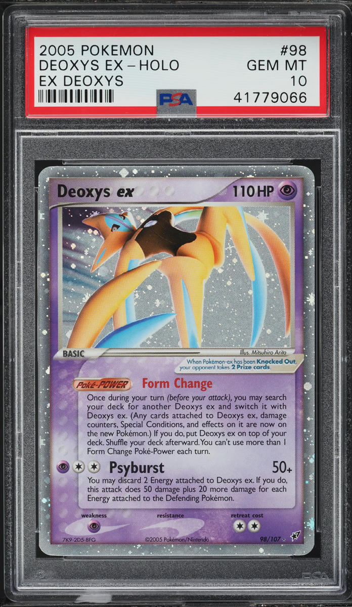 2005 Pokemon EX Deoxys Holo Deoxys ex #98 PSA 10 GEM MINT