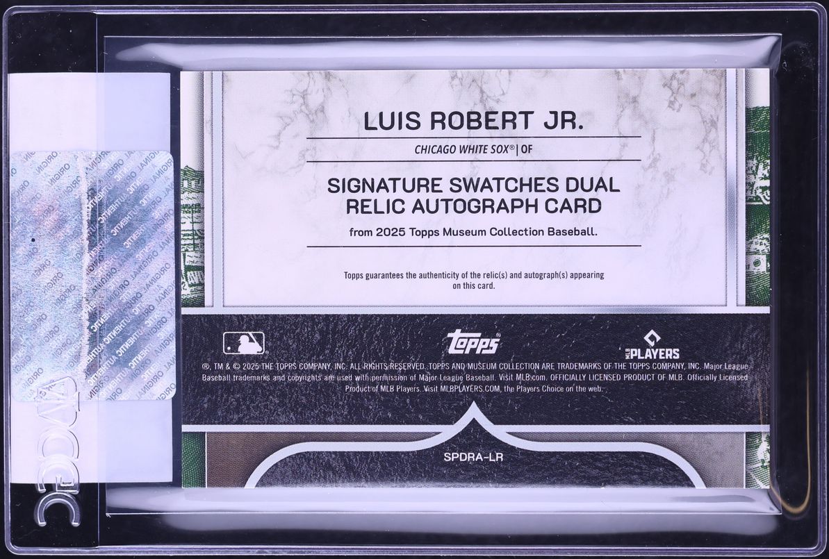 2025 Topps Museum Collection Swatches Dual Relic Copper Luis Robert Jr ...