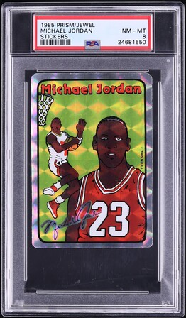 PSA8 Topps Chrome 139 Michael Jordan 1996 Topps Chrome Michael