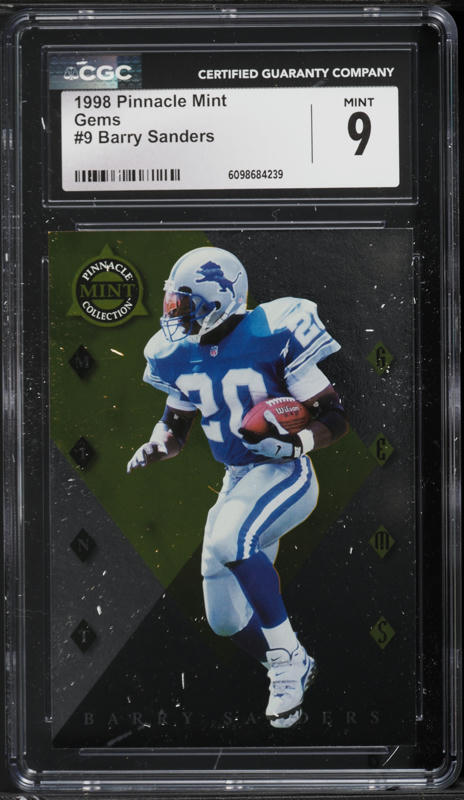 1998 Metal Universe Precious Metal Gems Gem Master Barry Sanders 1