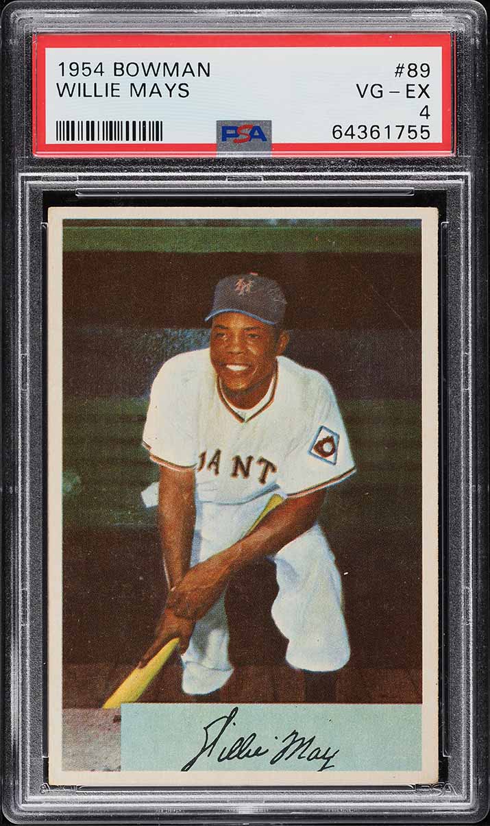 1954 Bowman Willie Mays #89 PSA 4 VGEX