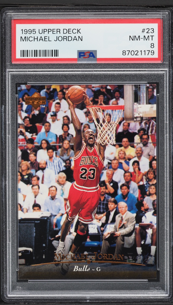1995 Upper Deck Basketball Michael Jordan #23 PSA 8 NM-MT