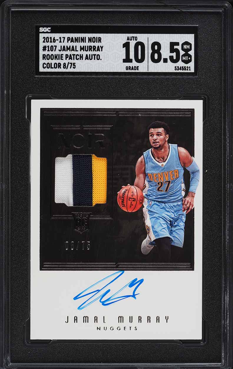2016 Donruss Optic Signatures Purple Jamal Murray ROOKIE AUTO #6