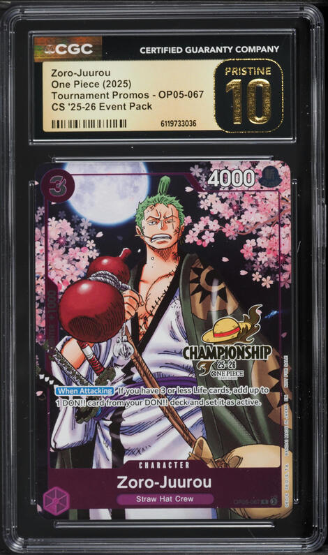 2024 One Piece Japanese Emperors In The New World Alt Art Zoro