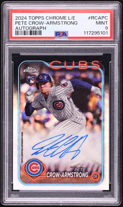 2024 Topps Chrome Cosmic Extraterrestrial Talent Pete Crow