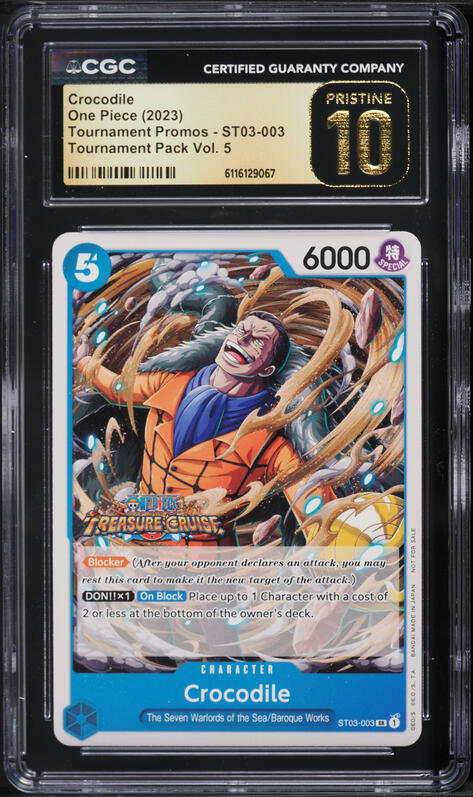 2023 One Piece Japanese Kingdoms Of Intrigue Alt Art Crocodile