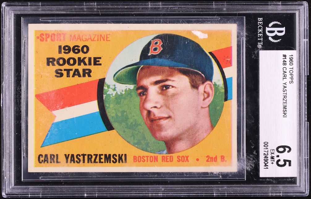 1960 Topps Carl Yastrzemski ROOKIE #148 BGS 6.5 EXMT+