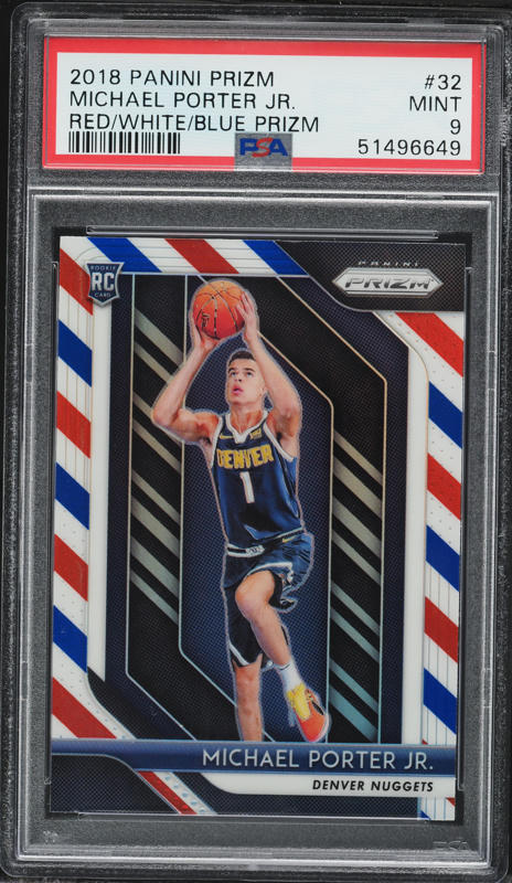 2019 Panini Crown Royale Red Michael Porter Jr. ROOKIE RC AUTO /20