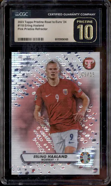 2023 Topps Pristine Road To Euro '24 Orange Refractor Harry