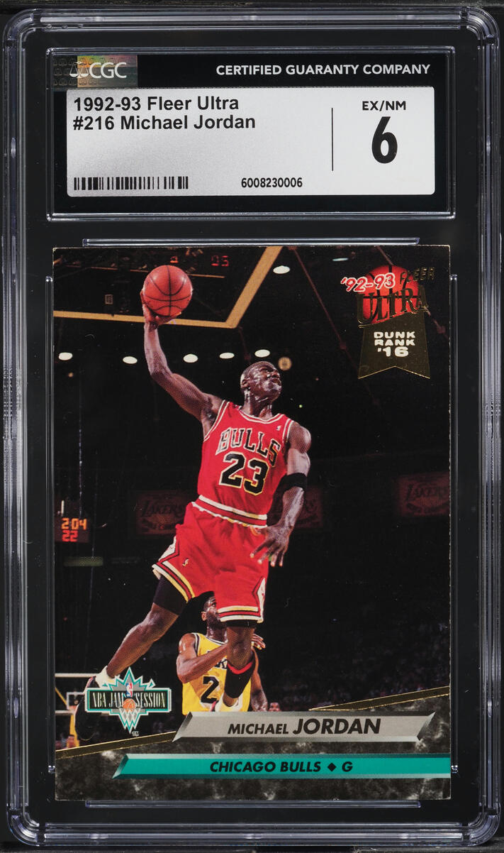 1992-93 Fleer Ultra Michael Jordan #216 CGC 6 EXMT