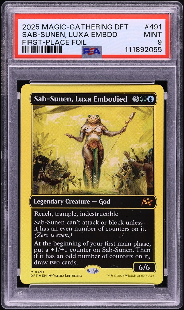 2025 Magic The Gathering Aetherdrift First-Place Sab-Sunen, Luxa ...