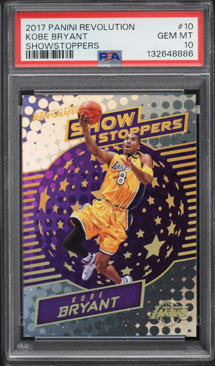 2017 Panini Revolution Showstoppers Kobe Bryant #10 PSA 10 GEM MINT