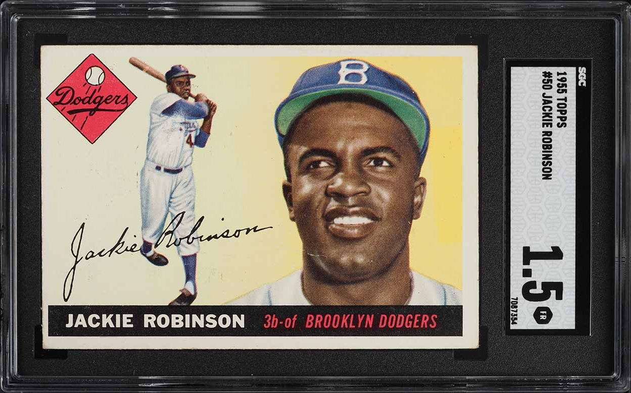 1955 Topps Jackie Robinson #50 SGC 1.5 FR