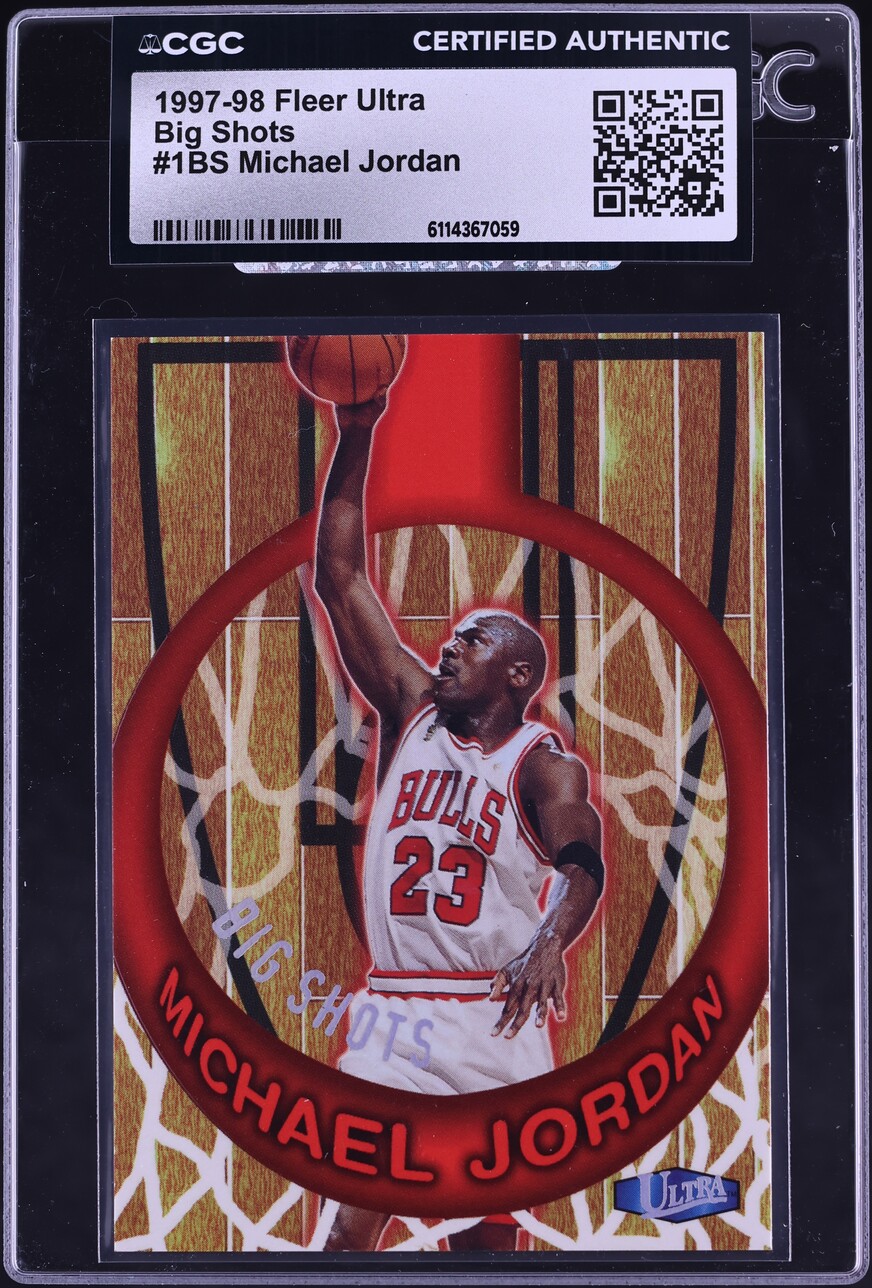 1997 Ultra Big Shots Michael Jordan #1 CGC AUTH