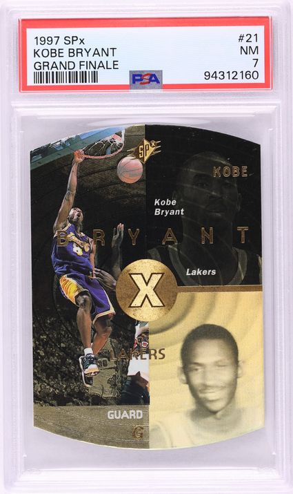 1997 SPx Grand Finale Kobe Bryant /50 #21 PSA 7 NRMT
