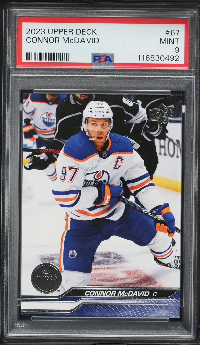 2023 Upper Deck Hockey Connor McDavid #67 PSA 9 MINT
