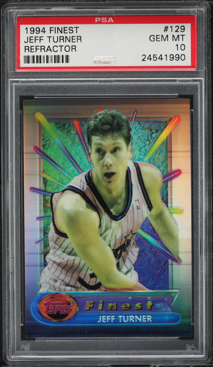 1994 Finest Refractor Jeff Turner #129 PSA 10 GEM MINT