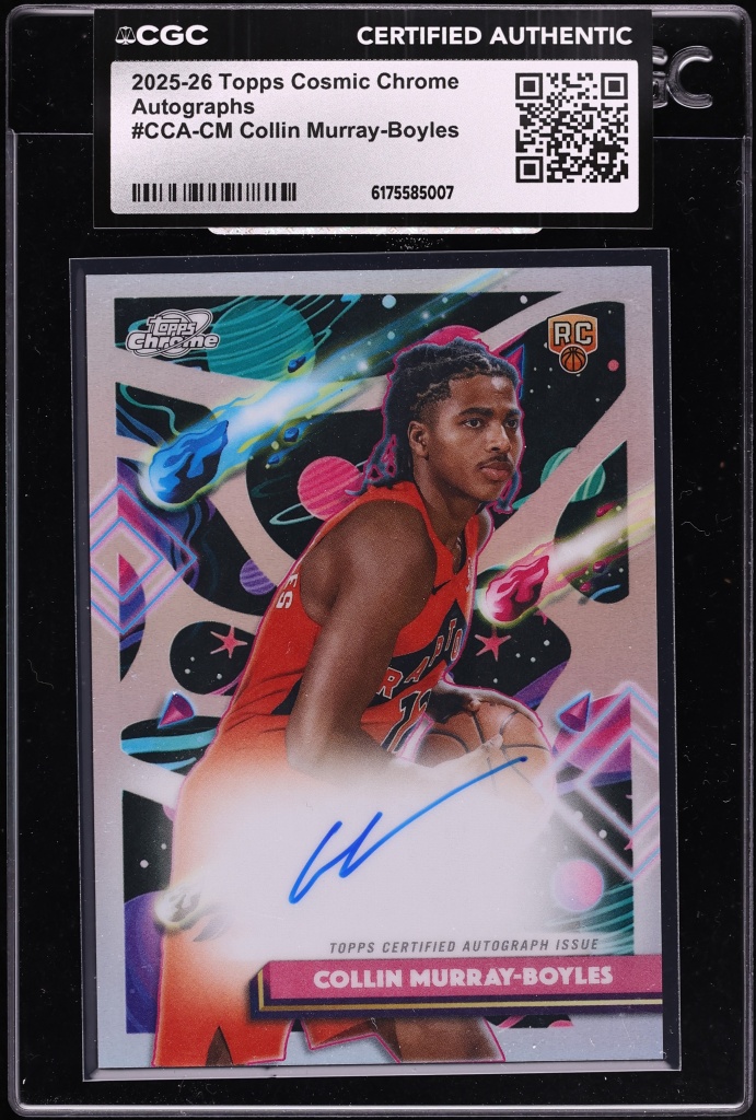 2025 Topps Chrome Cosmic Collin Murray-Boyles ROOKIE AUTO #CCA-CM CGC AUTH