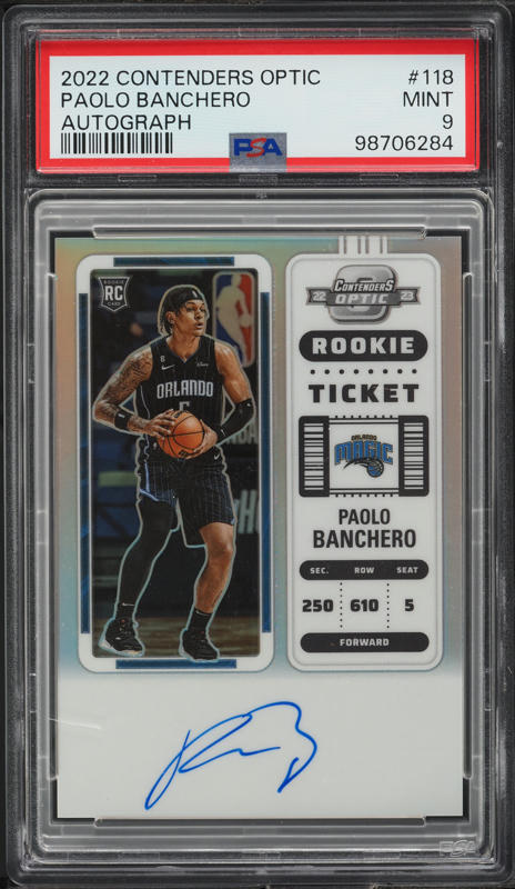 2022 Panini Prizm Red Fast Break Paolo Banchero ROOKIE /100 #249