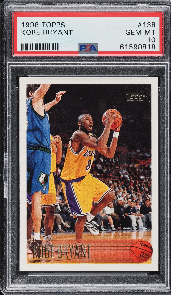 2008 Topps Basketball Kobe Bryant w/ LeBron James #24 PSA 10