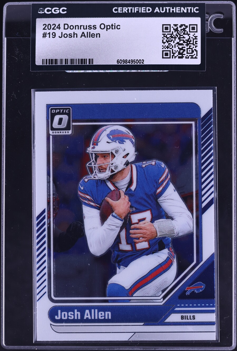 2024 Donruss Optic Josh Allen #19 CGC AUTH