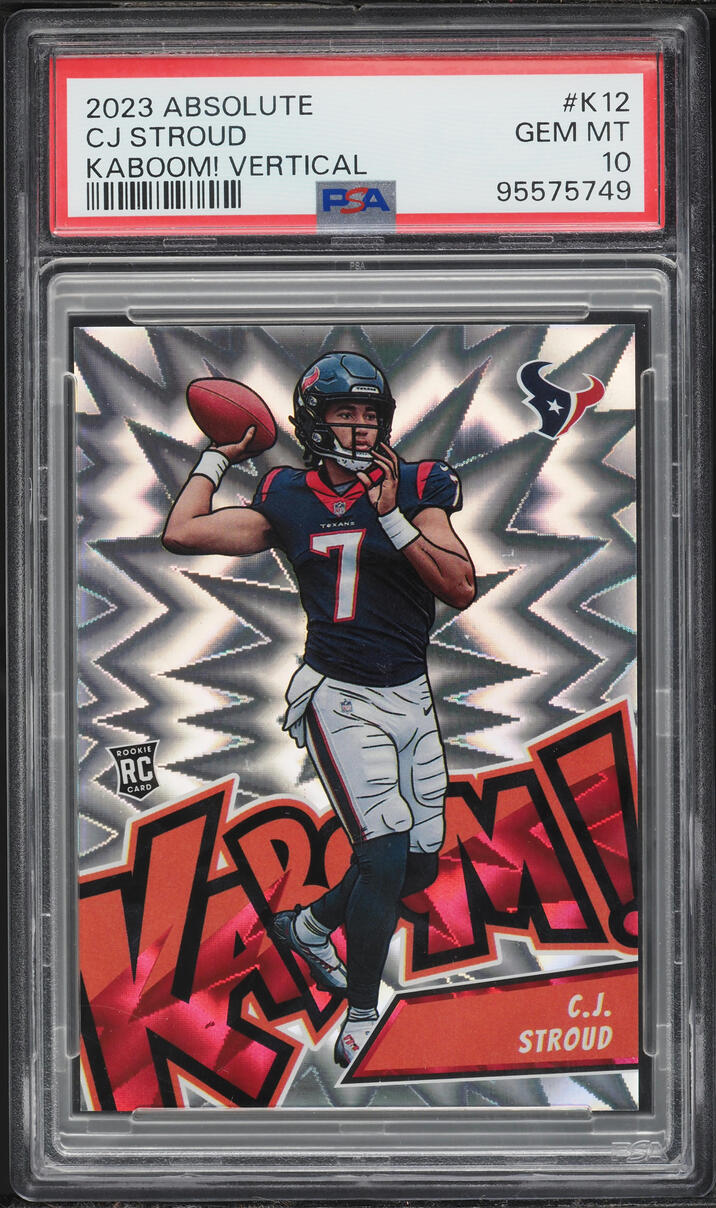 2023 Absolute Kaboom! Vertical C.J. Stroud ROOKIE #K12 PSA 10 GEM MINT