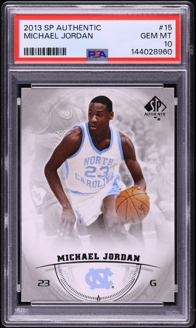 2013 SP Authentic Michael Jordan #15 PSA 10 GEM MINT