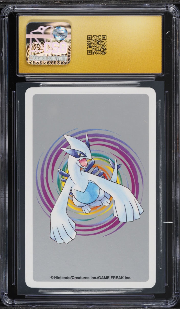 1999 Pokemon Japanese Silver Poker Set Nintendo Playing Cards Lugia CGC 10 PRISTINE