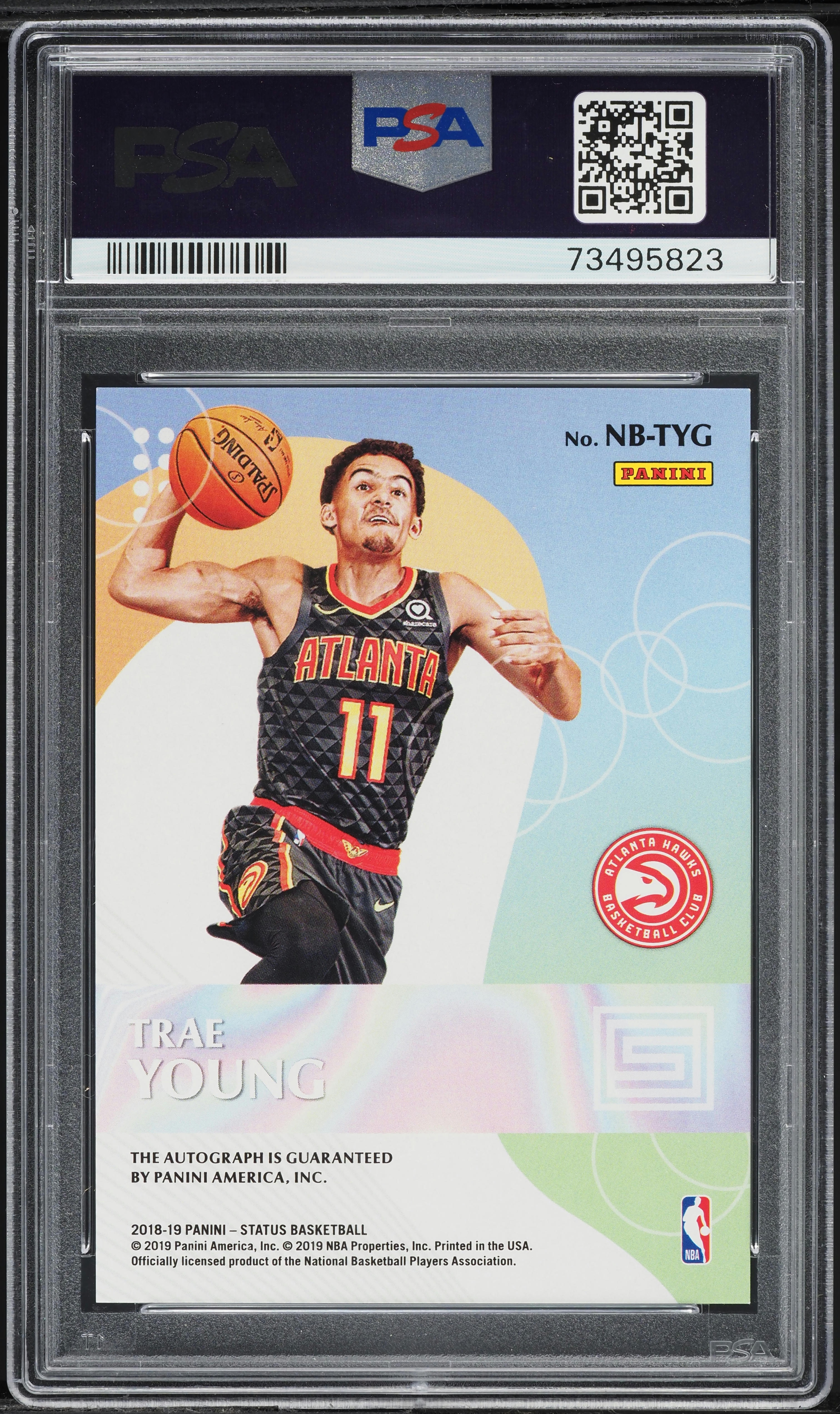 2019 NBAカード Trae Young サイン 10シリ 激レア/99枚限定 Auto 19 Panini Dominators Trae Young トレイ