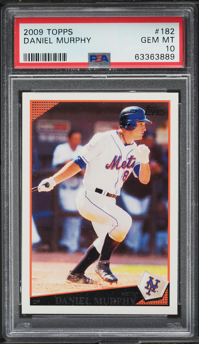 2009 Topps Daniel Murphy #182 PSA 10 GEM MINT