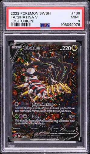 2022 Pokemon Japanese SWSH Lost Abyss Alt Art Giratina V #111 PSA