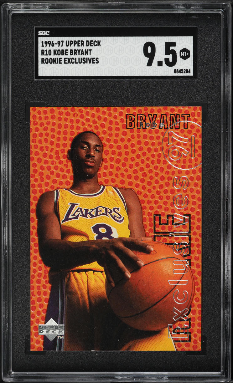 1996 Upper Deck Exclusives Kobe Bryant ROOKIE #R10 SGC 9.5 MINT+