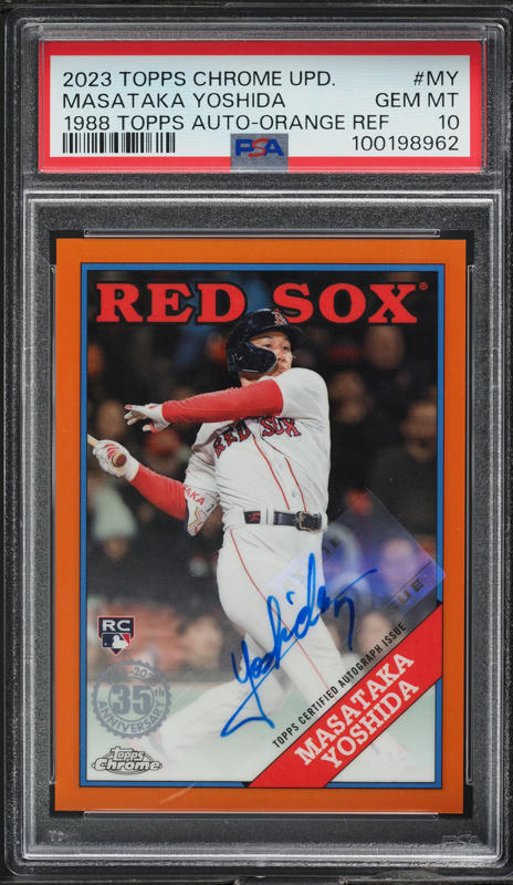 2023 Topps Now Blue Masataka Yoshida ROOKIE 49/49 #5 PSA 10 GEM