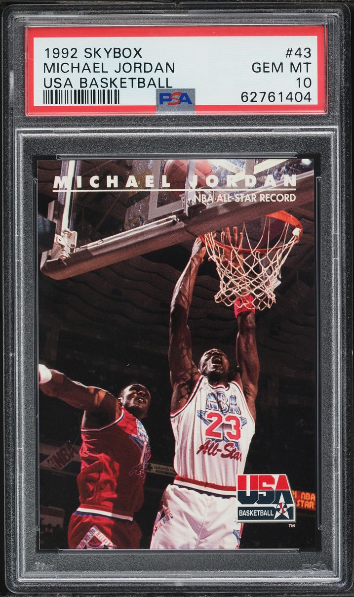 1992 Skybox USA Basketball Michael Jordan #43 PSA 10 GEM MINT