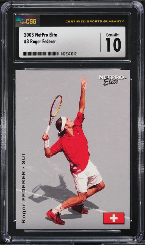 2011 Ace Authentic EX Roger Federer #79 PSA 10 GEM MINT on