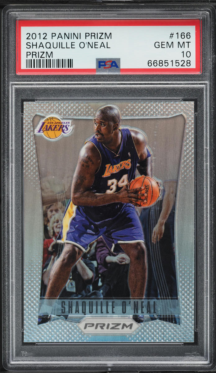 2012 Panini Prizm Silver Shaquille O'Neal #166 PSA 10 GEM MINT