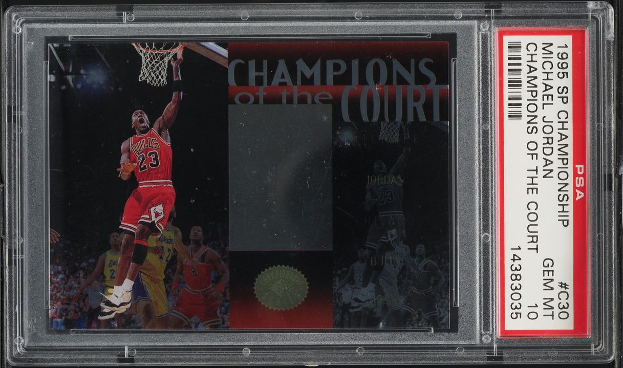 1995 SP Championship Champions Of The Court Michael Jordan #C30 PSA 10 GEM MINT