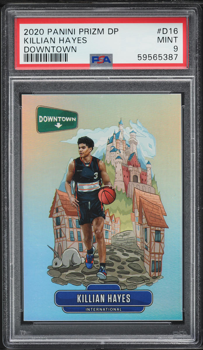 2020 Panini Prizm Draft Downtown Killian Hayes ROOKIE #D-16 PSA 9 MINT