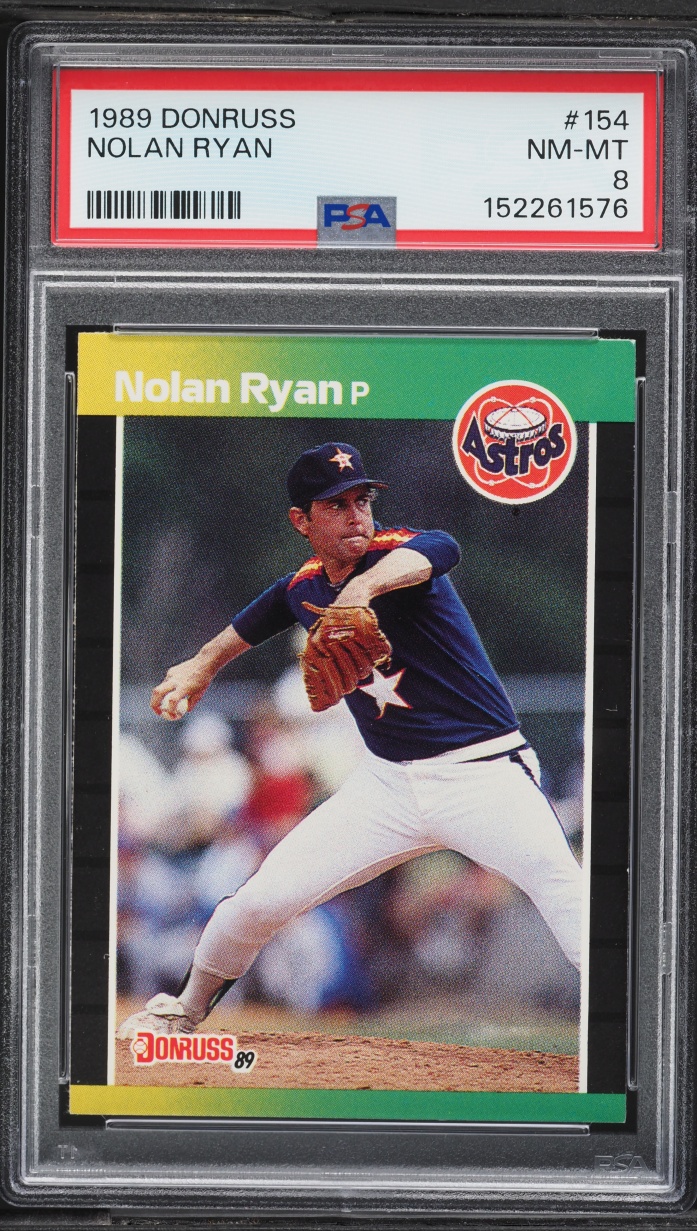 1989 Donruss Nolan Ryan #154 PSA 8 NM-MT